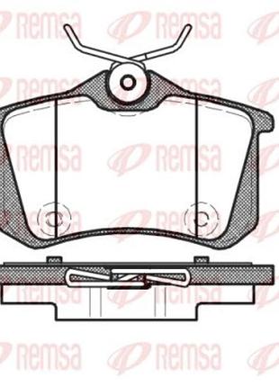 Колодки тормозные дисковые задн renault scenic ii (jm0/1_) 1.6 2003.06-2010.07 rs 1391.10