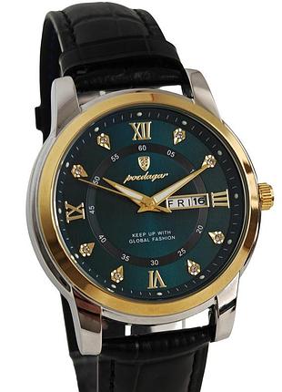 Poedagar unique men leather deluxe, 2 ремінці