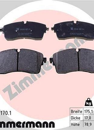 Колодки гальмівні дискові land rover discovery sport (l550) 2.0 2014.09- zi 22485.170.1