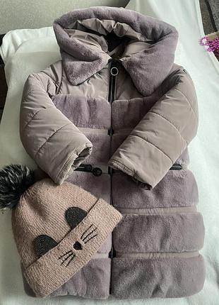 Дитяча куртка шубка на дівчинку