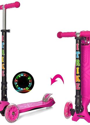 Самокат jr 3-003-1 рожевий