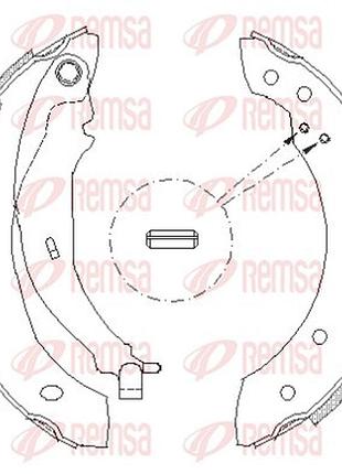 Колодки тормозные барабанные mitsubishi colt vi (z3_a, z2_a) 1.3 2002.10-2012.12 rs 4149.01