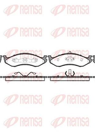 Колодки тормозные дисковые передн jeep grand cherokee i (zj, zg) 4.0 1991.09-1999.04 rs 0467.20