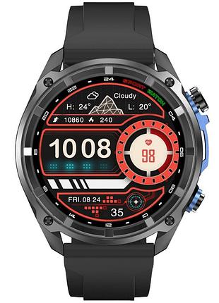 Тактический смарт часы smart navigation pro с gps, amoled дисплеем и bluetooth звонками (2 ремешка) 2