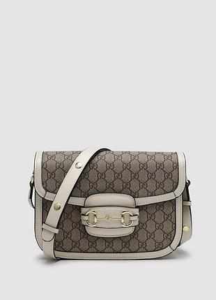Сумка женская gucci horsebit 1955 small shoulder bag 26 19 6 натуральная кожа черная трендовая