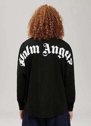 Світшот palm angels l  logo-print long sleeve t-shirt