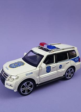 Машина поліція металопластикова 51282 "авто експерт", масштаб 1:32, світло, звук, інерція, відчиняються двері