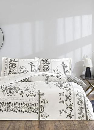 Двуспальный евро комплект tac clymena white сатин