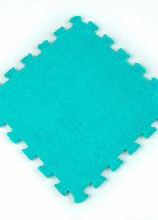 Пол-пазл плюшевый 30х30х1см мятний sw-00002088