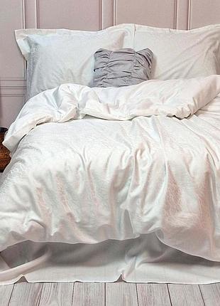 Постельное белье жаккард ivory elegant сатин meriset - полуторный