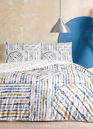 Односпальний комплект tac cosmo ранфорс / простирадло на резинці