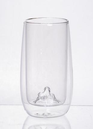 Стакан для напитков холодная гора из толстого стекла 280 мл 64486-27