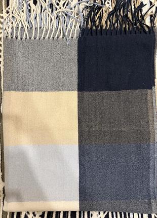 Шарф жіночий широкий і довгий 100 вовна дуже мʼякий і приємний на дотик