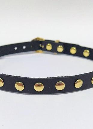 Шкіряний чокер edena чорний (ск-5)