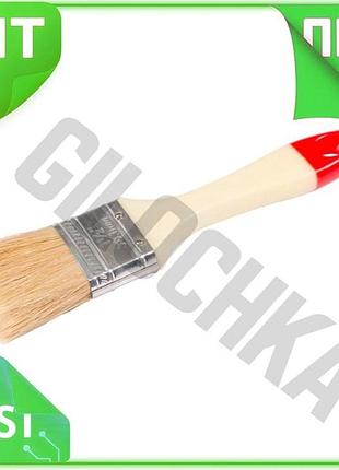Ve пензель малярський mastertool 1.5 new version дюйма 12 шт для лакофарбових матеріалів з дерев'яною n6w_ver