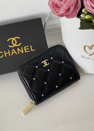 Гаманець chanel mini чорний є