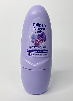 Шариковый дезодорант сладкая фиалка tulipan negro 50мл