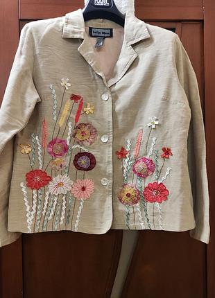 Жакет с аппликациями от indigo moon