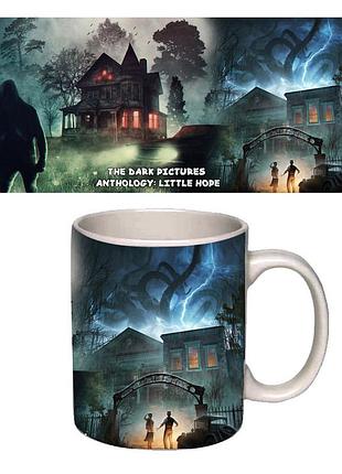 Чашка белая антология тёмных картинок: литтл хоуп the dark pictures anthology: little hope (z1602)
