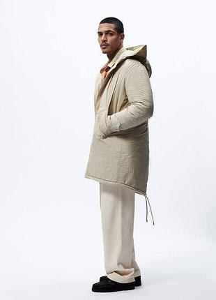 Теплая мужская парка zara m