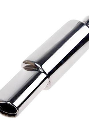 Прямоточний глушник vitol нг-0733 2,5 дюйми для покращення потужності автомобіля з басистим звуком ve-33