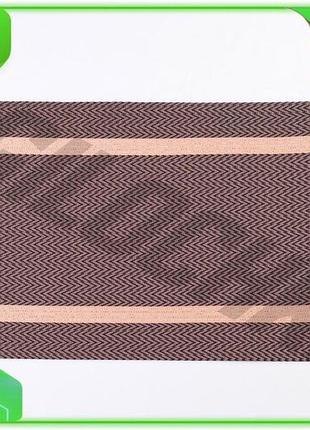 Ve сервировочная салфетка на стол new version коричневая 45х30 см пвх защита для стола под тарелки сти n6w_ver