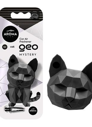 Ароматизатор aroma car geo cat - white mystery touch сухой