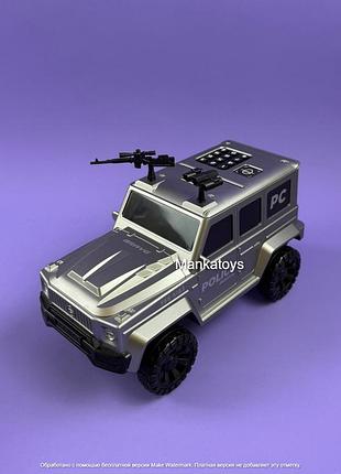 Дитяча скарбничка-сейф машинка "позашляховик", звукові ефекти, світловий ефект, арт. 7014-а (в коробці)