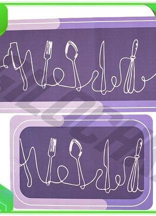 Ve набор кухонных ковриков 2 new version шт влагостойкие для пола диатомит противоскользящие коврики д n6w_ver