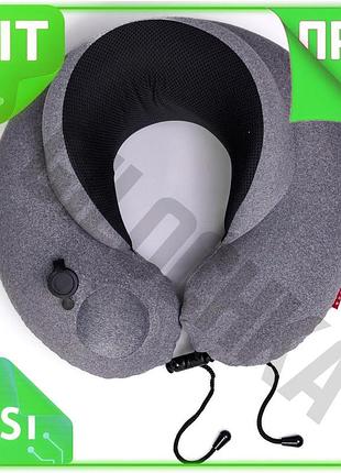 Ve подушка для шеи надувная new version гибридная u-образная с memory foam для путешествий комфортная n6w_ver