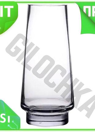 Ve стеклянная ваза для цветов new version 30 см прозрачная ваза для интерьера 2.6 л для цветов компози n6w_ver