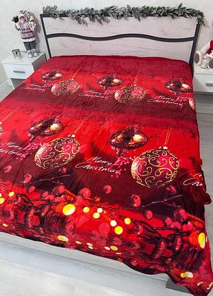 Новорічні флісові пледи 🎅 🦌 ❄️