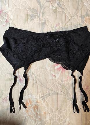 Pомантический кружевной сексуальный пояс для чулок, подвязки