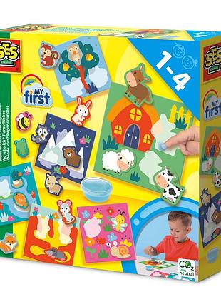 Набор для творчества - где живут зверюшки?