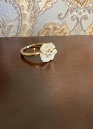 Нежное кольцо. колечко. винтаж. эмаль