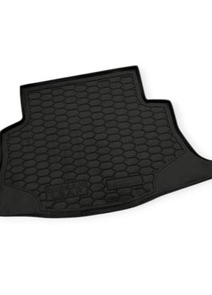 Коврик багажника nissan leaf 2010-2017 без сабвуфера avto-gumm