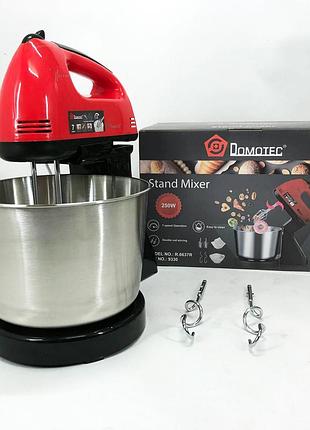 Хороший миксер с чашей из нержавейки domotec r6637r 2 л 250 w, миксер для cf-835 смешивания кремов