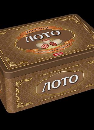 Настольная игра "лото деревянные бочонки" premium artos games 1212ats