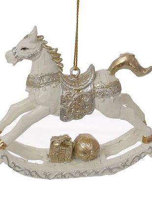 Декоративная подвеска лошадка-качалка 8.5см