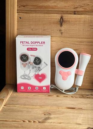 Допплер 3.0 мгц для прослушивания сердца плода/цв.: розовый fetal heart rate detectorxl-1311