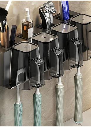 Держатель для зубной щетки 4 чашки storage shelfand-76-10-45pcs