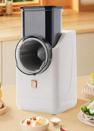 Многофункциональная овощерезка электрическая 4в1 12v/ слайсер - терка, шинковка 1983