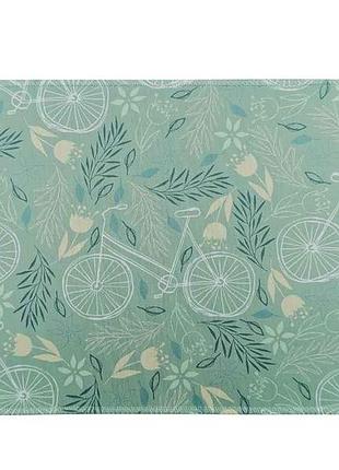 Килимок для ведмедика 250x210 мм велосипед прованс, антиковзна основа тм gerlax