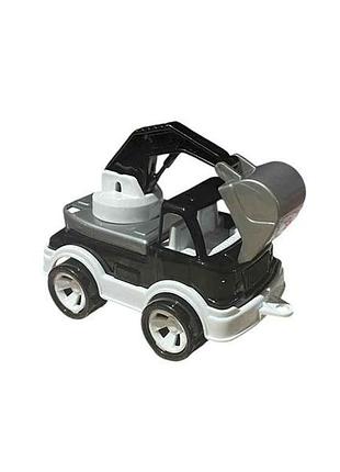 Экскаватор черный арт.002/4 тм bamsic