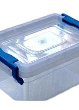 Контейнер 500мл 155*110*45мм пл. с крышкой с зацепами берлусконни тм консенсус