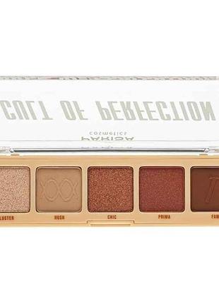 Тени для век палитра теней cult of perfection 5 оттенков e-605 no 02 (resonance) тм parisa
