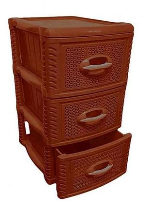 Комод 3 коричневый 1506023-3 тм консенсус