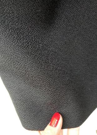 Черная базовая фактурная шерстяная юбка карандаш hobbs 💣3 фото