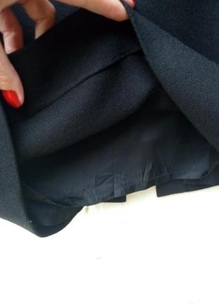 Черная базовая фактурная шерстяная юбка карандаш hobbs 💣5 фото