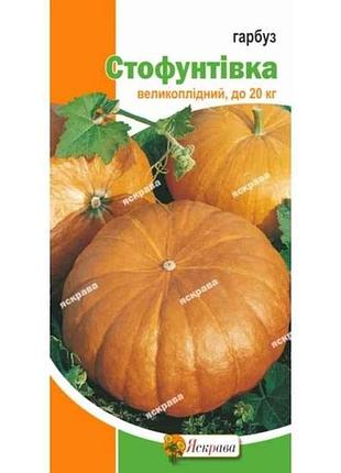 Гарбуз стофунтівка (20 пачок) 3г тм яскрава